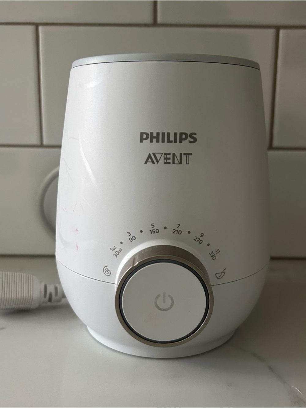 Philips Avent White Bottle Warmer